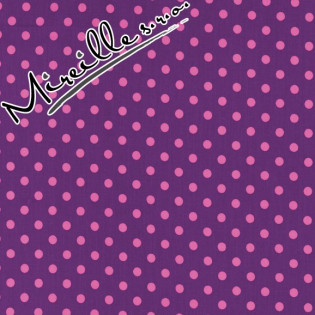 Látka Michael Miller růžový puntík na fialové