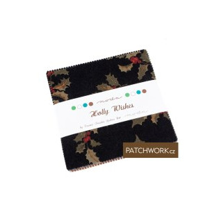 Charm pack MODA Holly Wishes