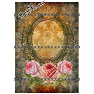 Bavlněný autorský panel obraz rose