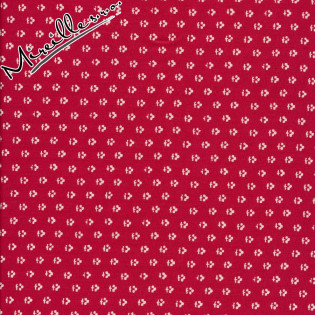 Látka Windham Fabrics - Hamilton drobný motiv na červené