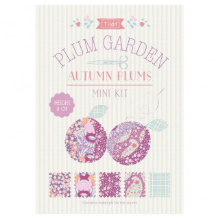 TILDA PlumGarden Autumn Plums mini Kit, 8 cm