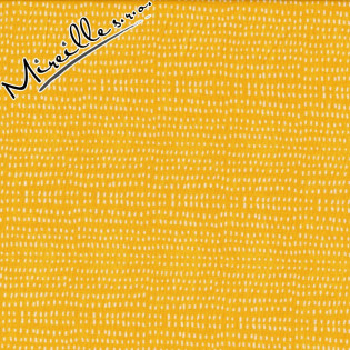 Látka Cori Dantini Basic - tmavě žlutá s čárky, 20 cm