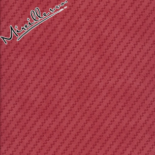 Látka MODA Marchés De Noel větvičkový pruh červený, 17 cm