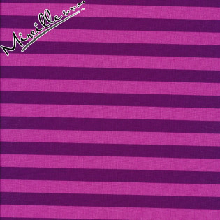 Látka Tula Pink All Stars - pruhy růžové a fialové