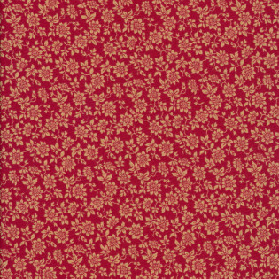 FQ MODA FG Bonheur De Jour - béžový květ na červené