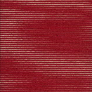 Tkaná bavlna MODA Homemade Homespuns - červená s pruhy, 80 cm