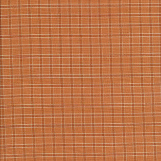 Tkaná bavlna MODA Homemade Homespuns - oranžová kostka