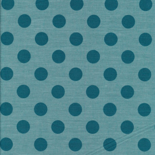 FQ tkaná bavlna TILDA Chambray Dots - Aqua