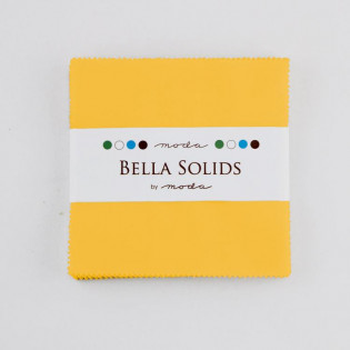 Charm pack MODA Bella Solids Yellow