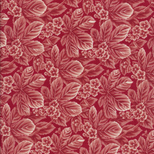 Látka MODA FG Chateau De Chantilly - květy na červené