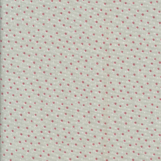 Látka Annni Downs - Winter Woonderland, tyrkys s červeným puntíkem, 60 cm